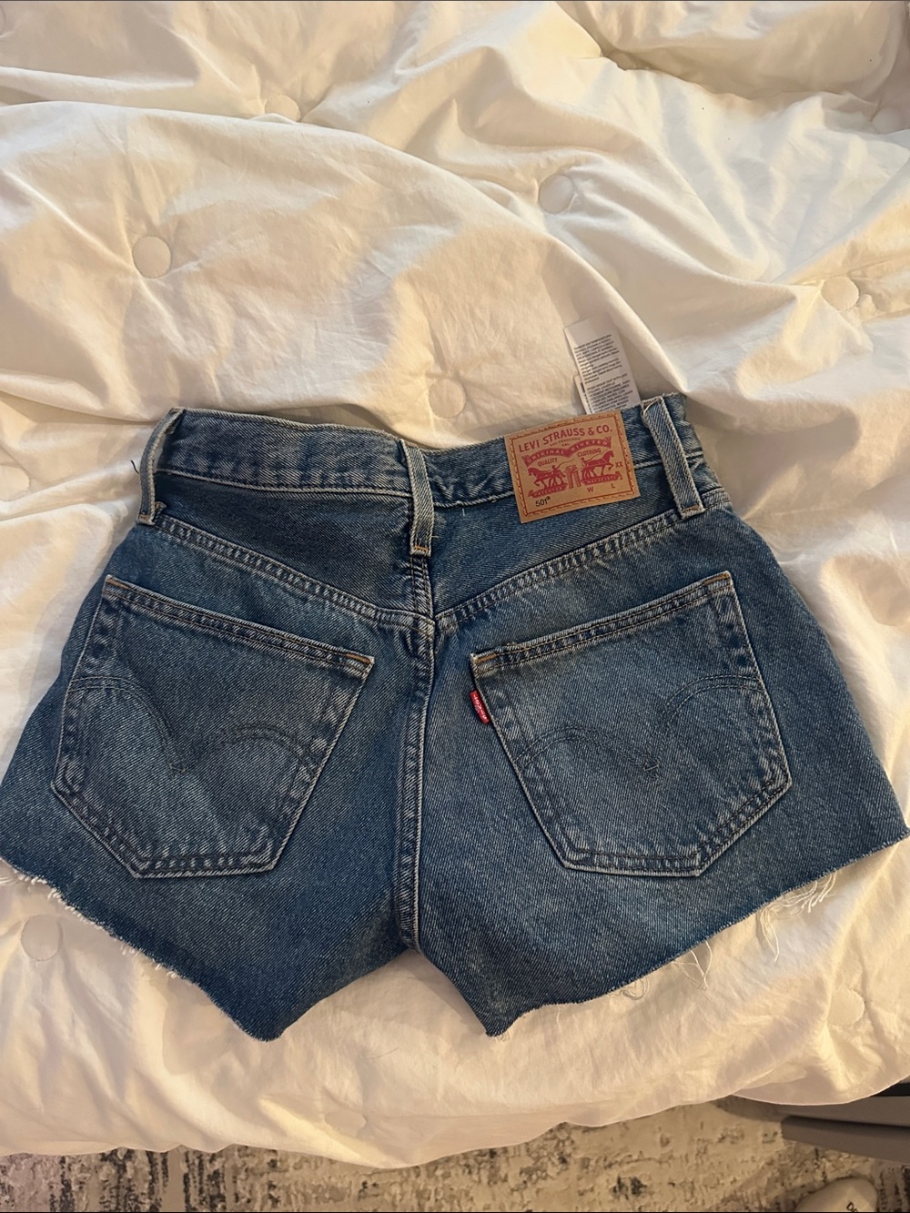 Levi's Blue 501 Denim Shorts (NEVER WORN)